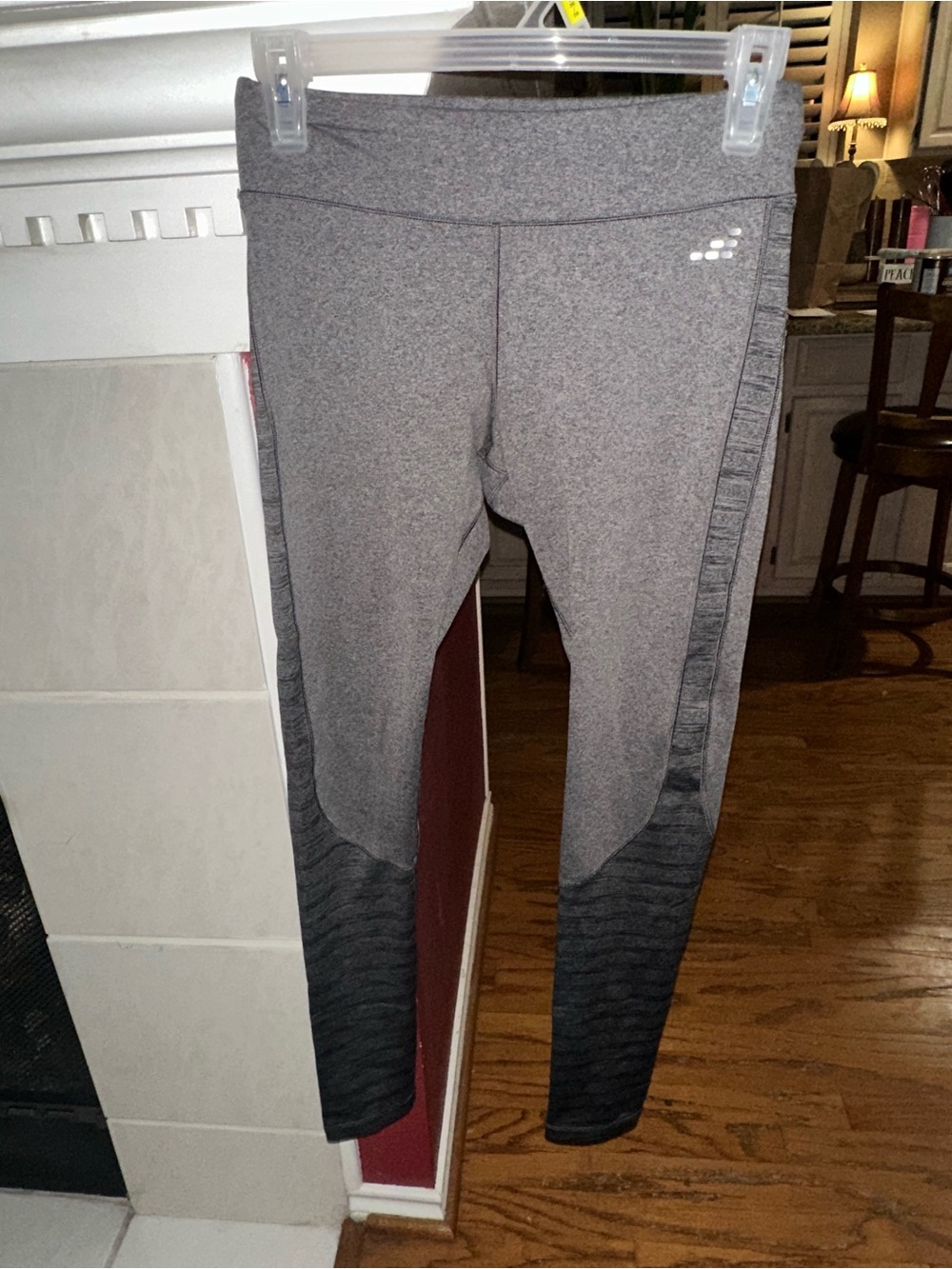 bcg Gray Ombre Panel Girls' Active Leggings